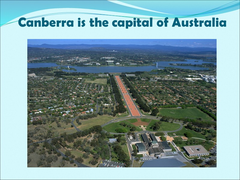Canberra is the capital of Australia